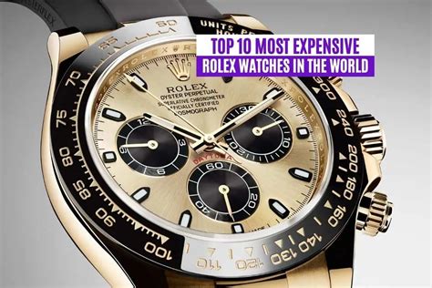 rolex watches highest price